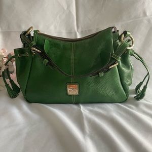 Green Dooney & Bourke shoulder leather bag